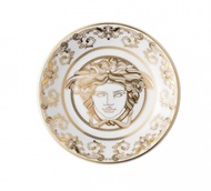 VERSACE 凡賽斯家居系列 梅杜莎鍍金小瓷盤
