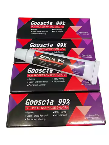 New Arrival 99% Gooscia Tattoo Cream 10g Before Permanent Makeup Microblading Eyebrow Lips Auxiliary