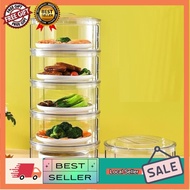 🛍️GIFT+📦STORE FLASH SALE🛍️Siap Pasang 5 Tier Insulated Food Storage Slide Cover Tudung Saji Viral 5 Tingkat Container