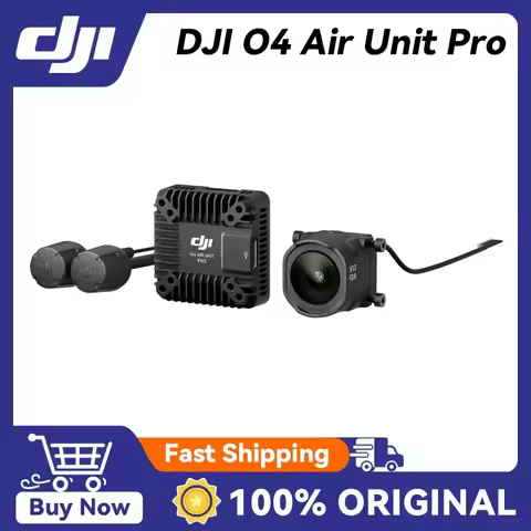 Original DJI O4 Pro Air Unit for FPV Drones - Records 4K/60fps, Transmits 1080p/100fps Real-Time HD 