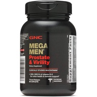 GNC Mega Men Prostate and Virility 90 Caplets Supports Optimal Sexual Health and Prostate Health