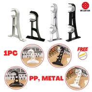 MR.CURTAIN Metal Rod Bracket (Single & Double) / Tapak Kaki Holder Batang Langsir Drapery Pole Besi 