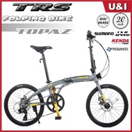 TRS TOPAZ 20"(451) SHIMANO 8 Speed Aluminum Folding Bike / Basikal Lipat / Foldable Bike / Basikal Lipat Shimano