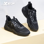 XTEP Men Casual Shoes Old Daddy Shoes Increased Thick Bottom Vintage