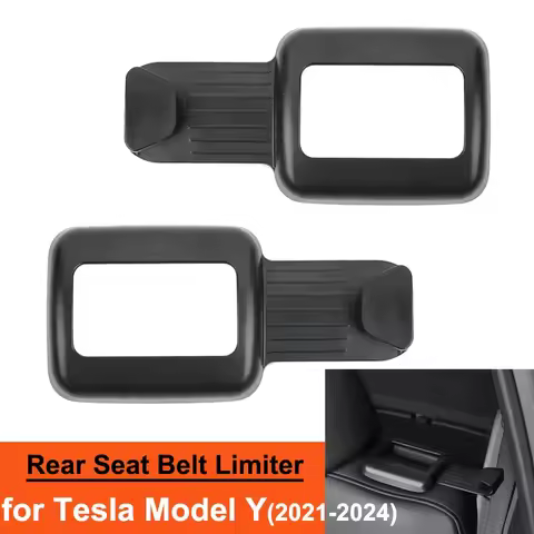 For Tesla Model Y HW4.0 2024 Backseat Seatbelt Guide Holder ModelY 2021 2023 Car Rear Seat Safe Belt