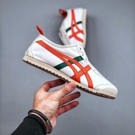 Onitsuka Tiger MEXICO 66 White Orange Green Retro Casual SPorts Sneakers Running Shoes For Men And Women
