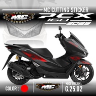 Cutting Sticker Striping PCX 160 NEW 2025 - Aksesoris Motor Stiker Honda PCX 160 2025 Star Bintang M