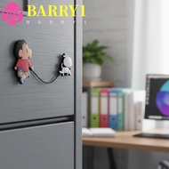 BARRY1 3/4PCS/SET 3D Rotatable Fridge Magnets, Cartoon Funny Crayon Shin Chan Fridge Magnets, Creati