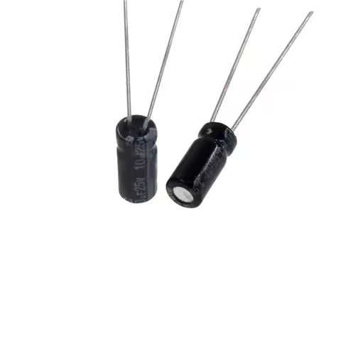 20pcs 10uF 25V 10MFD 25Volt 4*5mm Aluminum Electrolytic Capacitor Radial 10mf25v 10uf25v 25v10mf 25v