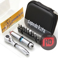 JCOOL Torque Wrench Sleeve Tool Set 5Nm 6Nm Torque Wrench with pouch