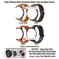 Baru Tali Jam Tangan Strap Digitec Pulse / Runner - Genuine Leather