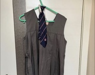 馬鞍山主風小學 校服 女生灰色連身裙