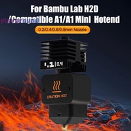 [playground] For Bambu Lab H2D Hotend Kit High Flow Hardened Steel 0.2/0.4/0.6/0.8mm Hotend Nozzle R