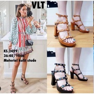 Ks.2499 High heels VLTN stude 10CM