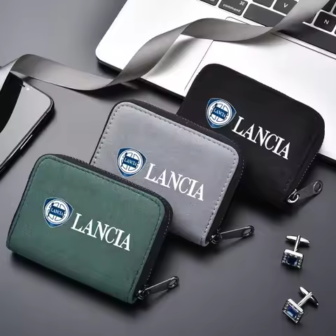 Auto Document Driver's License ID Card Wallet for Lancia ypsilon delta musa nera thema STRATOS Y Phe