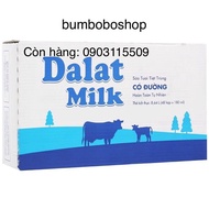 thùng 48 hộp sữa tươi DALAT MILK có đường (180ml/hộp) - date 1/2026