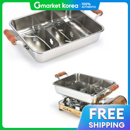 Stainless Steel Shabu-Shabu Fish Cake Soup Pot 30.5X24.5X7Cm Size 7 Skewer Pot