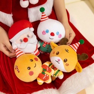 14cm/5.51in Kawaii Christmas Doll Family Atmosphere Decor Gifts Reindeer Snowman Santa Claus Birthda