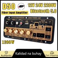 D50 900W Amplifier Board Digital Bluetooth Stereo Fiber Input Amplifier 12V24V220V Subwoofer Karaoke