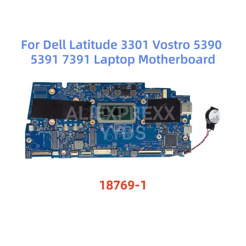 WASP13-MB 18769-1 For Dell Latitude 3301 Vostro 5390 5391 7391 Laptop Motherboard With i3-8145U i5-1