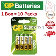GP AA/AAA Battery AA/AAA Super Alkaline Battery 4pcs/pack 1 BOX