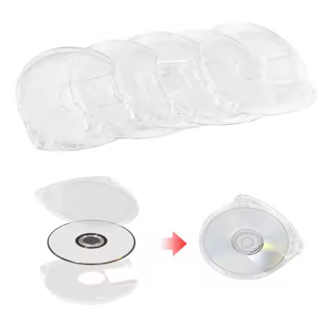 Replacement Clear PSP UMD Protective Game Disc Storage Case Shell Cover for Sony PSP1000/2000/3000 F