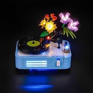 LED Light Set Compatible with Lego Record Player with Flowers 31172 (Not Model), Decoration Lighting