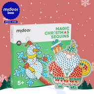Mideer มิเดียร์ Magic Christmas Sequins ครอสติสคริสตัล ลายคริสมาสต์ MD6263