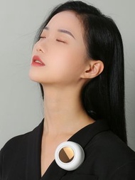 便攜風扇夾（白色） usb小風扇夾 夾衣領掛腰便攜式卡扣風扇 便攜可調速3檔腰帶風扇 小旋風無葉風扇 360°旋轉清涼小工具