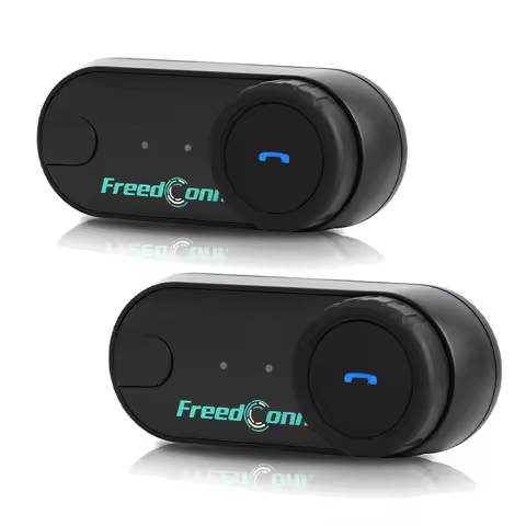 Freedconn T Com VB Motorcycle Intercom Helmet Headset Bluetooth Headphone BT 5.1 FM Music Share Grou