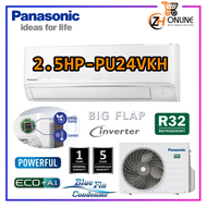 [ReadyStock]PANASONIC 2.5HP Inverter R32 CS-PU24XKH-1 ECO+A.I. Standard Inverter PU24XKH PU Series CS-PU24XKH &amp; CU-PU24XKH PANASONIC INVERTER PANASONIC PU SERIES PANASONIC AIRCOND PANASONIC PU XKH