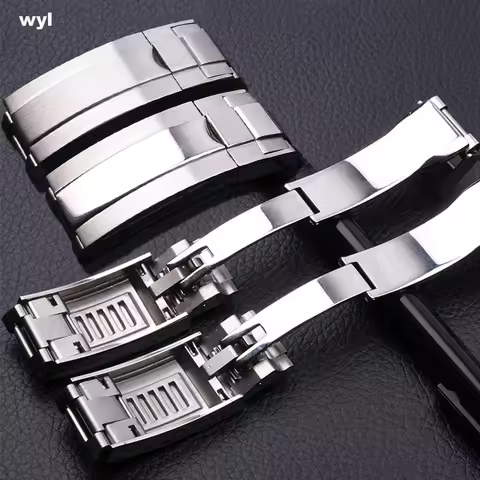 904 Stainless Steel 16mm Watchband Clasp for Rolex DAYTONA SUBMARINER GMT Date-just Yacht-Master Qui