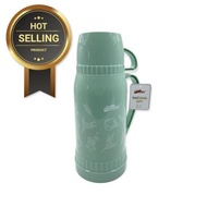 1L Portable Vacuum Flask With Built In Cup Thermos Bottle large capacity 1 Litre Termos Dengan Cawan  1 Liter