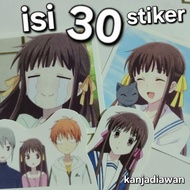 30 PC BASKETBALL FRUITS STICKERS ANIME TOHRU HONDA KYO SOHMA – 30 PCS | CHROMO MATERIAL AESTHETIC JO