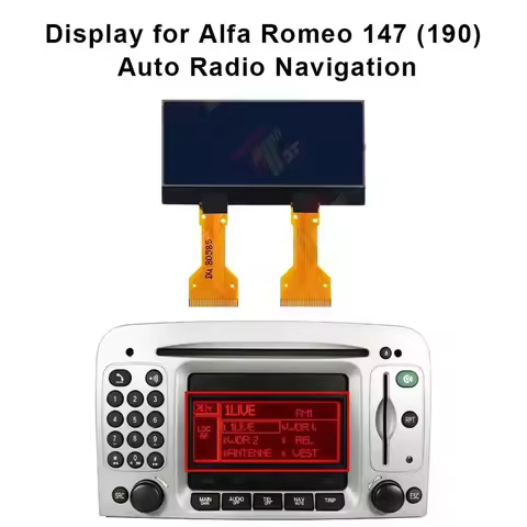 Display for Alfa Romeo 156 Infocenter Alfa Romeo 147 Radio Navigation Systems