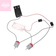 [guyumao] ck White 130 Motor Kit With 2xAA Battery Storage Case And Switch 16500 RPM Mini DIY Electr