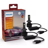 H4แอลอีดีแคนบัส Philips แรลลี่ไฟหน้ารถมอเตอร์ไซค์แบบ LED 100W 9005 9006 HB3 HB4ไฟฉายคาดศีรษะ LED 12V