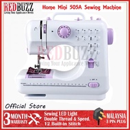 ✘❃✜REDBUZZ Sewing Machine FHSM 505A Pro Upgraded 12 Portable Mini Mesin Jahit 505