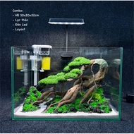 Aquarium Combo 30x20x20cm with full accessories