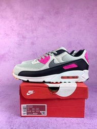 Nike Air Max 90 耐穿耐磨低幫跑步鞋 男女款 灰粉 35-46