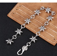 Vòng tay  lắc tay Chrome Heart Star - Ngôi sao bạc fullbox cao cấp - Phụ Kiện Chrome Heart