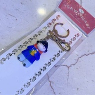 韓國手工捏陶土娃娃吊飾鑰匙圈紀念品@c748
