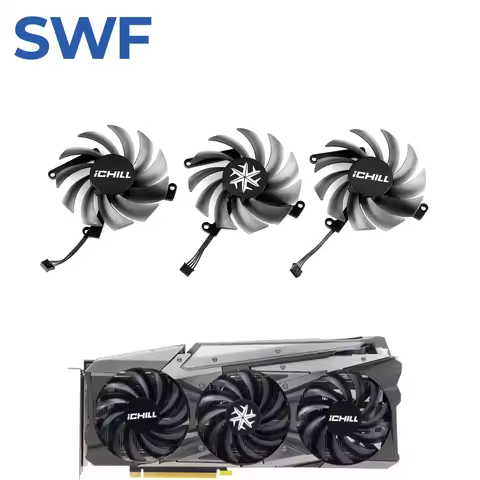 CF-12915S RTX 3060 Cooling Fan For INNO3D Geforce RTX 3060 3070 Ti ICHILL X3 Graphics Card Cooler Fa