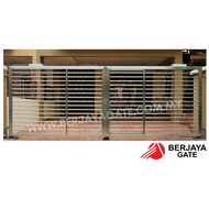 【PRE-ORDER MDSG 52】10x5.5ft Main Double Swing Gate / Pintu Pagar / Stainless Steel 304 / Aluminium / Klang Valley / KL