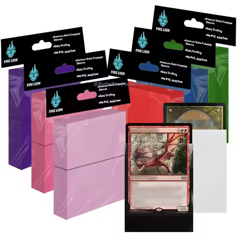 100PCS Matte Card Sleeves TCG for Magic Card Sleeves Card Game 66×91mm Card Protectors for PKM MTG P