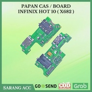 BOARD CONNECTOR CAS INFINIX X682 HOT 10 CONNECTOR CAS MIC PLUG IN HEADSET