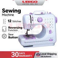 UBIGO Sewing Machine FHSM 505A Pro Upgraded 12 Sewing Portable Mini Sewing Machine Mesin Jahit 505