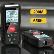50m/100m/150m/200m Laser Distance Meter Digital Tape Measure, Dual Bubble Level, Backlit, High Preci