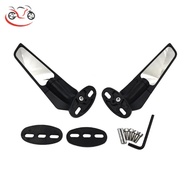 Motorcycle Mirrors Wind Wing Adjustable Rotating Rearview Mirror Side For Kawasaki ZX6R ZX636 ZX7R Z