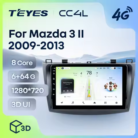 TEYES CC4L For Mazda 3 II For Mazda3 BL 2009 - 2013 Car Radio Multimedia Video Player Navigation ste